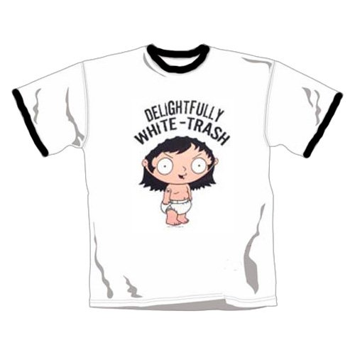 Family Guy - T-Shirt White Trash (in XL)