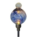 Allsop Firefly Solar Garden Art with Blue Finial