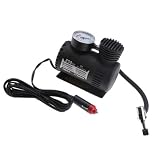 Buy 12V Mini Air Compressor Tire Inflator 250PSI with Pressure Gauge (Powered by Car...