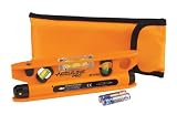 JOHNSON AccuLine Pro 40-6164 7-1/2-Inch Magnetic Torpedo Laser Level with Softsided Padded Carrying Pouch