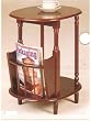 Cherry Finish Tea Table w. Magazine Rack