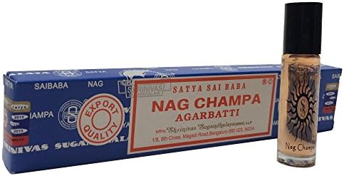 Nag Champa - Frangrance Oil - The Original by Sahara Sun Blends with 12g Incense - Nag Champa.