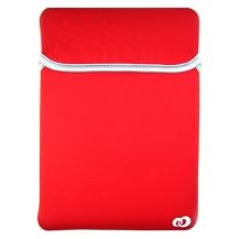 Kroo ASUS Eee Reversible Notebook Computer Sleeve - Black/ Red (10961)