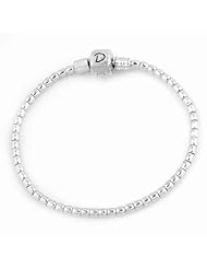 De Buman Sterling Silver Charm Bracelet