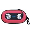 iKross Portable Amplified Stereo Speaker Case (Red) for Cellphone, Smartphone, iPhone, iPod, MP3 Players with 3.5mm audio port