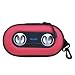 iKross Portable Amplified Stereo Speaker Case (Red) for Cellphone, Smartphone, iPhone, iPod, MP3 Players with 3.5mm audio port