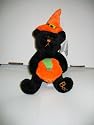 Ganz 8" Boo Bears Black Halloween Plush Toy