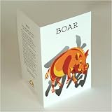  : Asian Zodiac Greeting, Birthday, Gift Card Year of the Boar (12 Pack) Born 1923 1935 1947 1959 1971 1983 1995 2007 2019