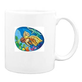 Mug with aquatic, fish, animal by SHOPZEUS