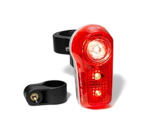 Planet Bike Blinky Super Flash 1/2-Watt Blaze LED Plus 2 eXtreme LED Rear Bicycle Light