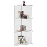 Storage Solutions 0403PFR6 13-Inch 3 Cube Corner Storage Unit, Frost