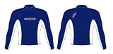 Anti-UV Rash Guard LS Blue/White Mens-2XL