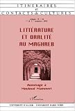 Littérature et oralité au Maghreb, volume 15-16. Hommage à Mouloud Mammeri