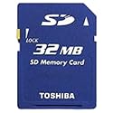 Toshiba SD-M3203B3 32MB SD Card for e310, e330, e335, e740, e755