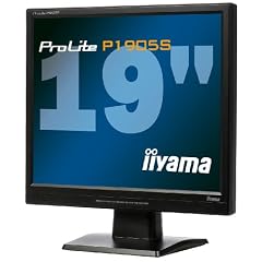Iiyama ProLite P1905S 48,2 cm (19 Zoll) widescreen TFT Monitor (DVI,VGA, 5ms Reaktionszeit) schwarz