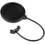 Dragonpad pop filter Studio Microphone Mic Wind Screen Pop Filter Swivel Mount 360 Flexible Gooseneck Holder