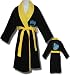 Batman Black/Yellow Fleece Robe for Children