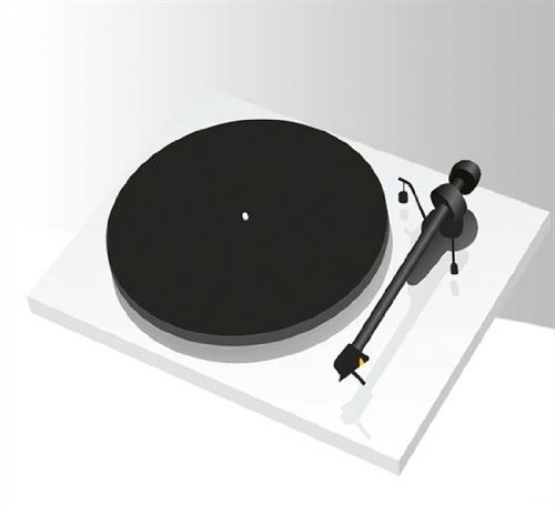 Sumiko Pro-Ject Debut III Turntable in Gloss White