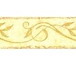 Pecan Fresca Leaf Scroll Wallpaper Border