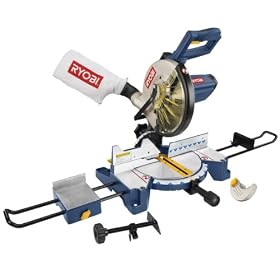 Factory-Reconditioned Ryobi 15 Amp 10 Twist Handle Miter Saw With Adjustable Laser... by Ryobi
