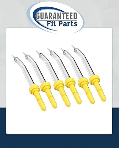 Waterpik Pik Pocket Tips Replacement for WP-100, WP-100W (6 Pack) by GFP