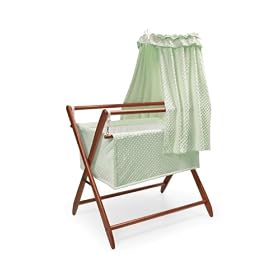 Badger Basket Company Tranquility Baby Bassinet Cherry Frame