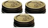 Set of Three (3) Bormioli Rocco Fido Canning Design Replacement 56mm Lids