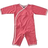 Babysoy Organic Kimono Onesie In Blossom Pink
