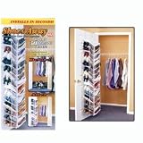 Shoes Away 30 Pair Shoe Hanging Closet Door Storage Space Saver nice photo Shoes Away 30 Pair Shoe Hanging Closet Door Storage Space Saver photo