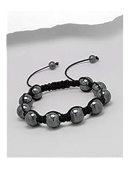 Polyester Hematite Bracelet