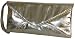 Gold Faux Snakeskin Envelope Style Wristlet Bag