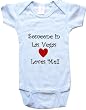 SOMEONE IN LAS VEGAS LOVES ME - LAS VEGAS BABY - City Series - White, Blue or Pink Onesie / Baby T-shirt