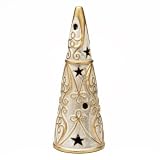 Elements White Ceramic Tree Night Light