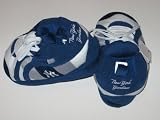 NEW YORK YANKEES Team Logo Plush Fuzzy Non-Skid Sneaker Slippers
