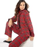 Charter Club "Holiday Lane" Printed Flannel Pajama Set
