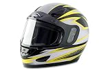 Raider Full Face Snowmobile Yellow Large Helmet