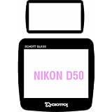 Giottos Aegis 49.5 x 47.5mm Professional Glass LCD Screen Protector for the Nikon D50, 12 Layers of Multi-Coatings Each Side.