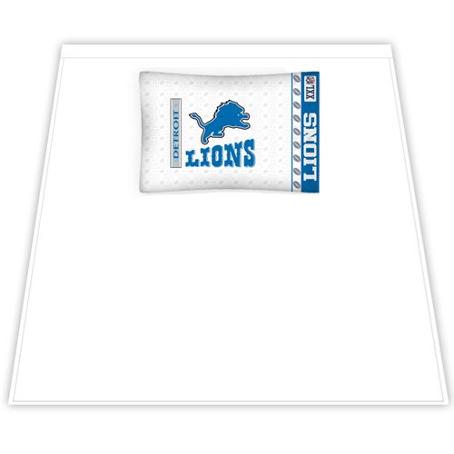 NFL Detroit Lions Micro Fiber Sheet Set Twin