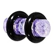 8 Gauge Light Purple Iced Cubic Cz Plug