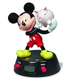 KNG 518384 Mickey Mouse Coin Bank Clock