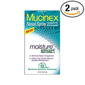 Mucinex Nasal Spray Moisture Smart (Pack of 2)
