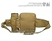 Outdoor Jungle Hiking Cycling Bike Camping Fanny Waist Pack Pouch Hip Belt Bag Tactical Pocket (Brown)