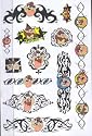 Looney Tunes, Tasmanian Devil Tribal Style Temporary Tattoos