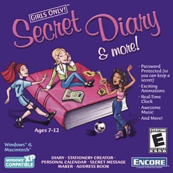 Childrens Toyshop  Software : Girls Only Secret Diary & More - Windows XP & Macintosh Compatible (Jewel Case)
