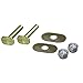 1/4x3-1/2 Brass Closet Bolt 100 Pack