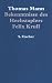 Bekenntnisse des Hochstaplers Felix Krull, Sonderausgabe (Gebunden)