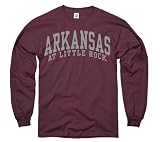 Arkansas-Little Rock Trojans Maroon Arch Long Sleeve T-Shirt