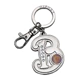 Tinker Bell Letter B Pewter Key Chain