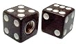 Trick Tops Dice Valve Caps pr. Black