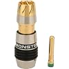 Monster QuickLock RG6Q RCA Connectors 10-pc. pk. RCA Connectors for RG6Q-White (QL RG6Q RW-10)